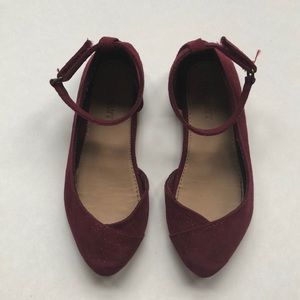 Old Navy Sparkle Maroon Dress Shoes